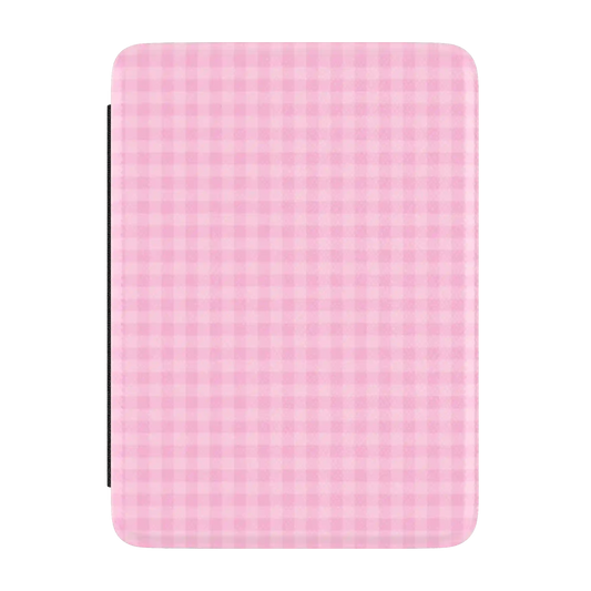 Sweet Jam | Light Pink Gingham Kindle Case
