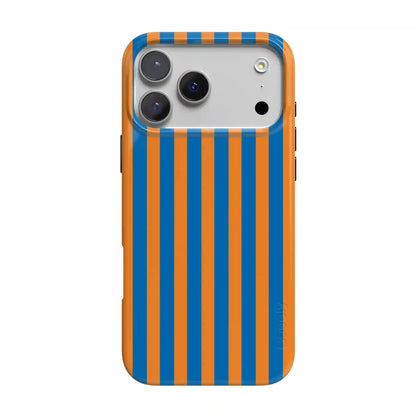 Go New York | Blue & Orange Stripes Case