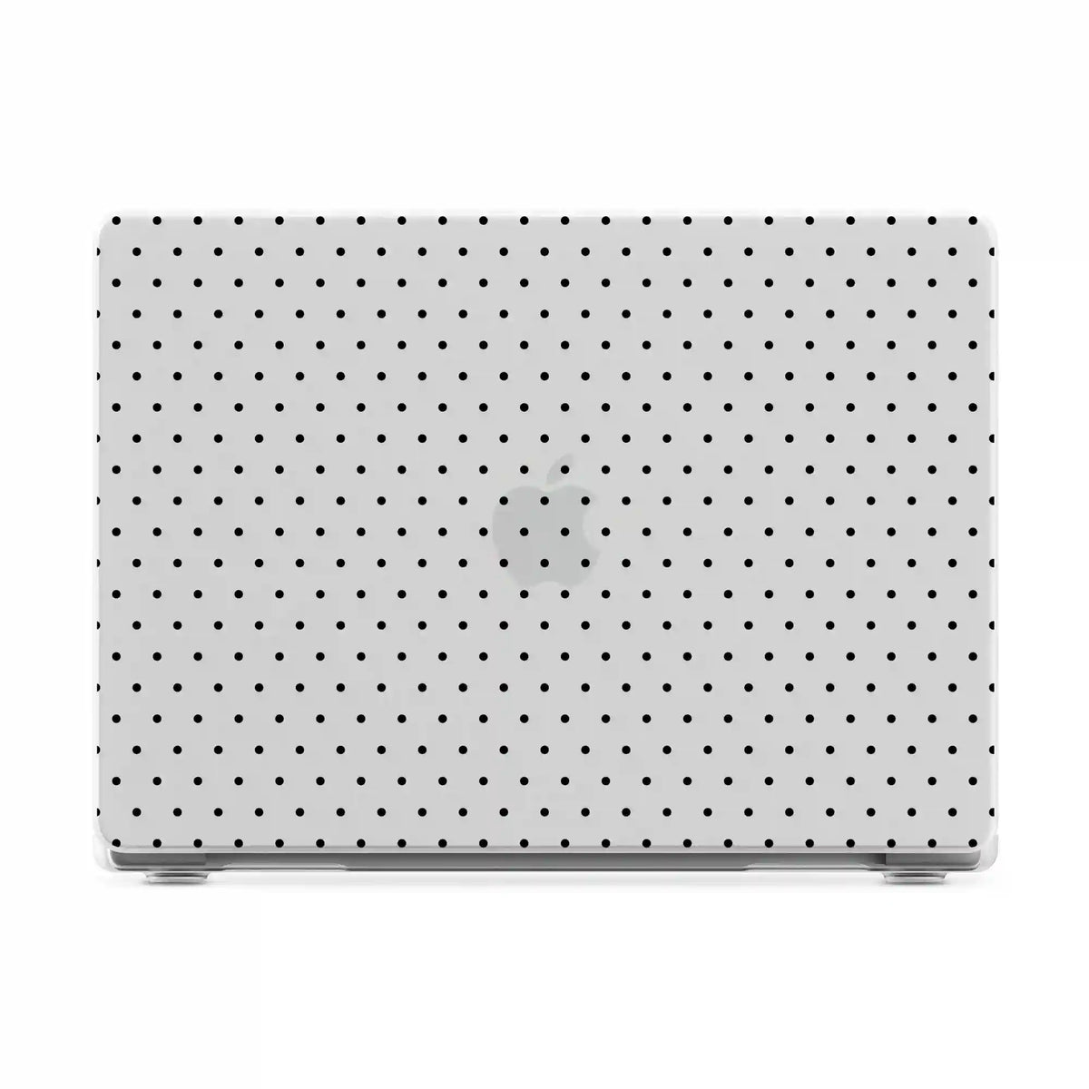 On the Dot | Black Polka Dot Laptop Shell
