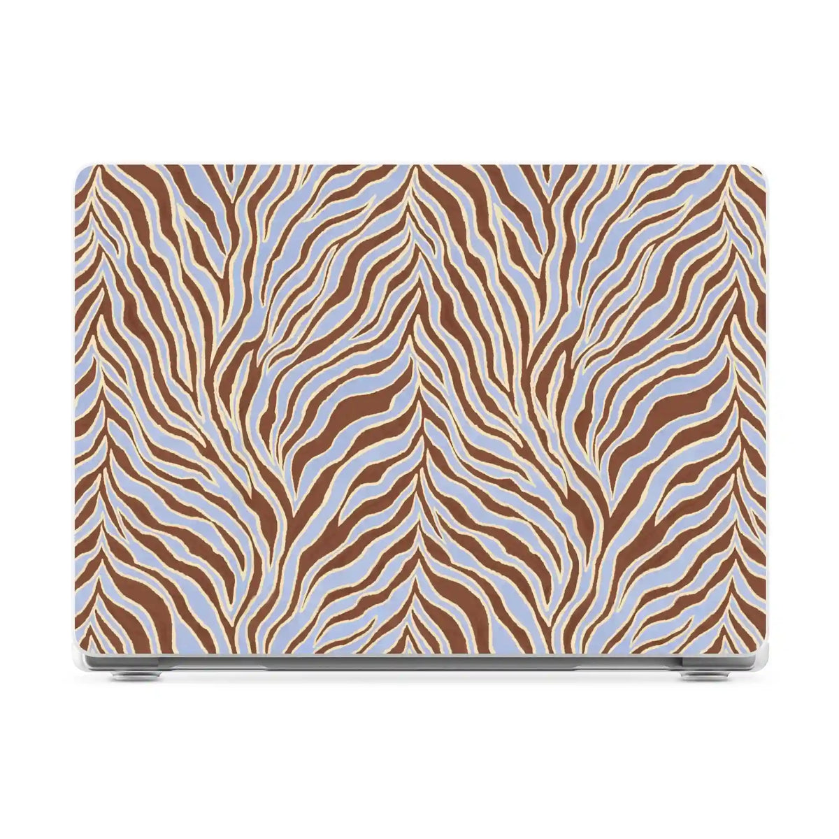 Untamed | Brown & Blue Zebra Laptop Shell