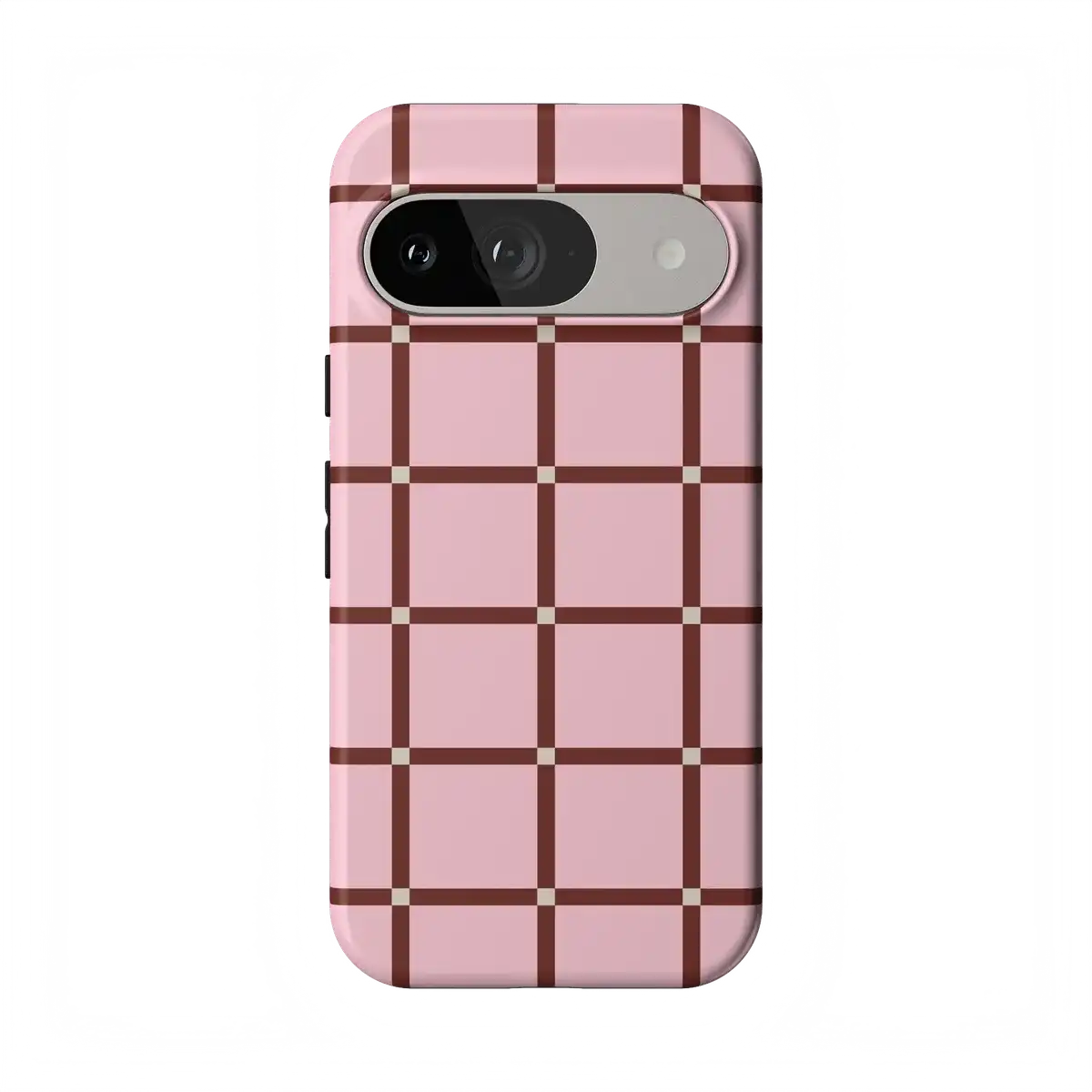 Uptown Gridlock | Pink Checkerboard Case