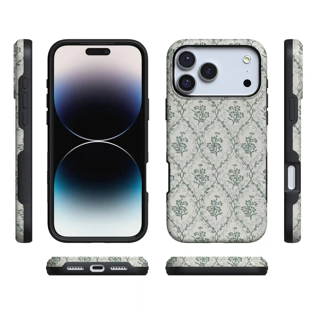 Sage Tapestry | Floral Vines Case