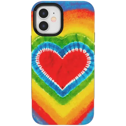 I Heart Tie Dye | Rainbow Heart Case