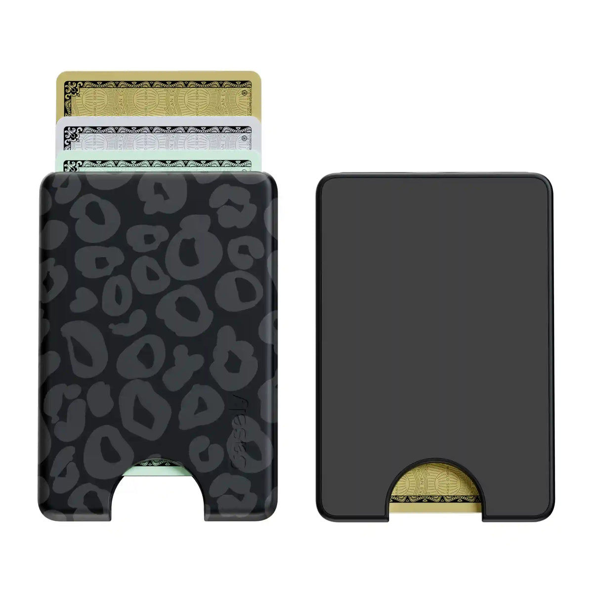 Into the Wild | Black Leopard MagWallet