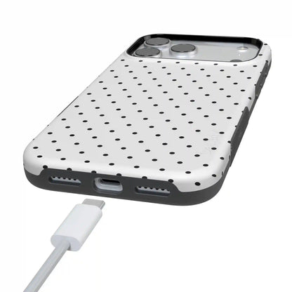 On the Dot | Black Polka Dot Case