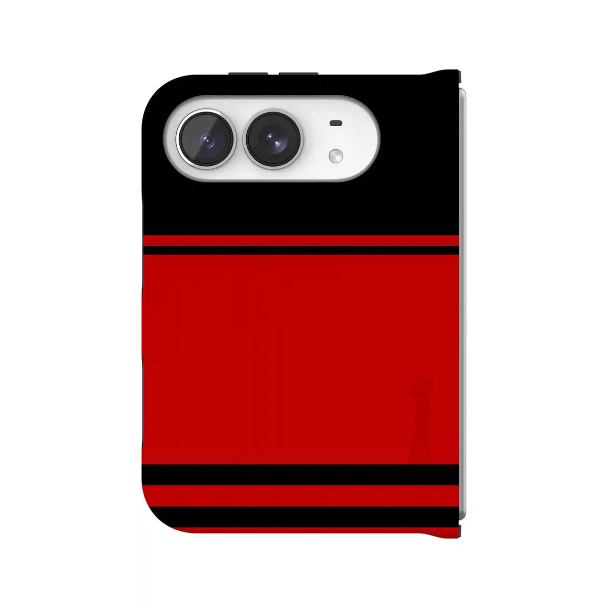 Storm Warning | Black & Red Stripes Case