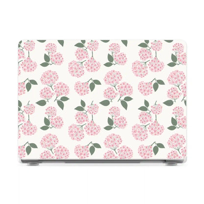 Nantucket Cottage | Pink Hydrangea Laptop Shell