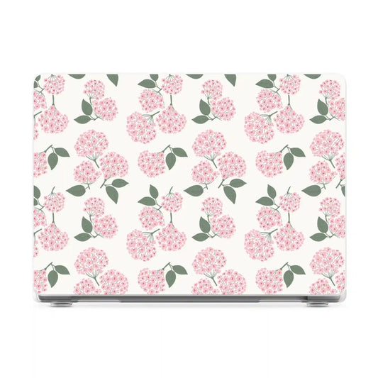 Nantucket Cottage | Pink Hydrangea Laptop Shell