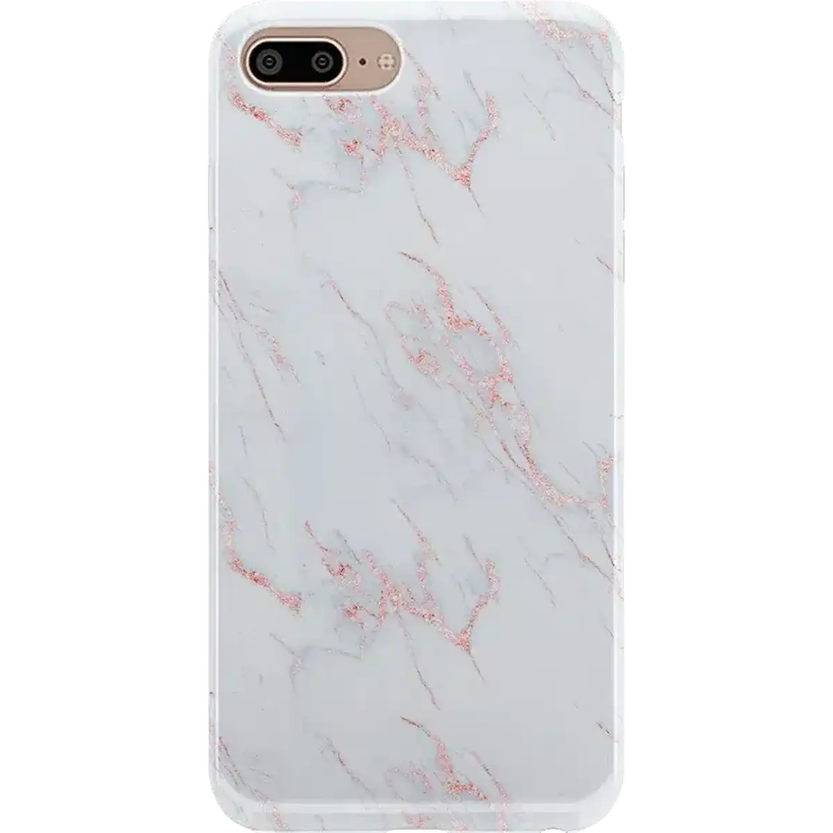 Subtle Blush | White and Pink Marble Case