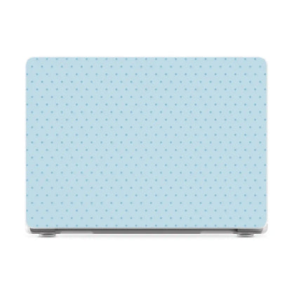 On the Dot | Blue Monochrome Polka Dot Laptop Shell