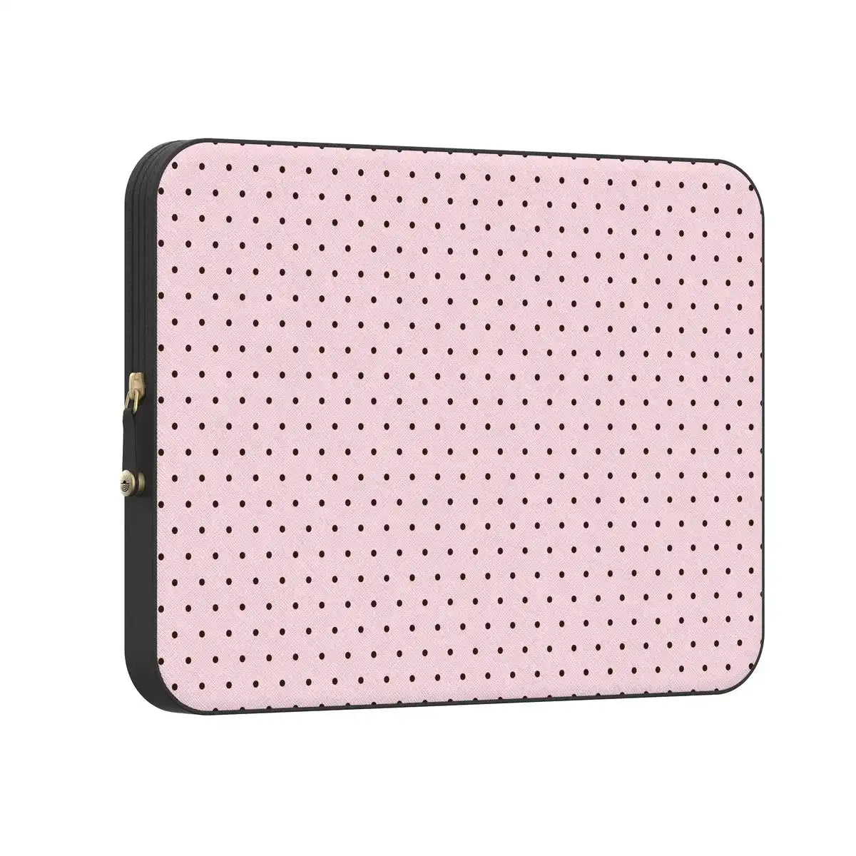 On the Dot | Pink Polka Dot Laptop Case
