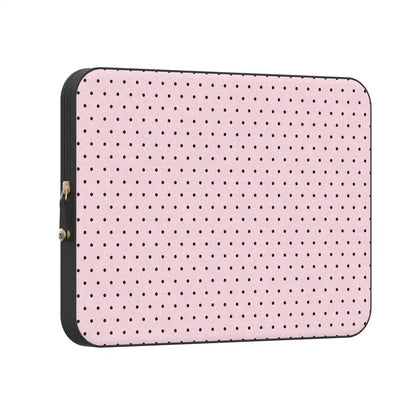 On the Dot | Pink Polka Dot Laptop Case