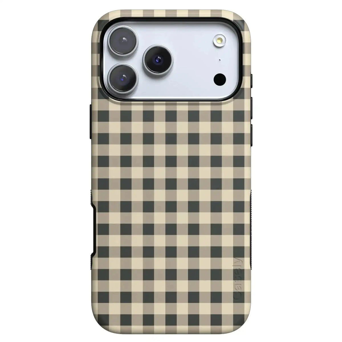 Cedar Lane | Black & Cream Gingham Case