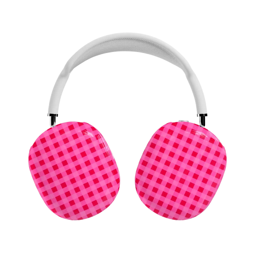 Sweet Jam | Hot Pink Gingham AirPods Max Case