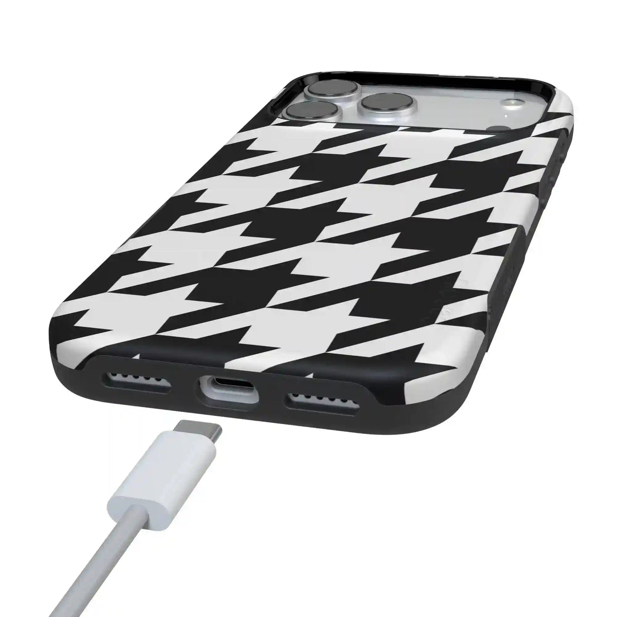 Houndstooth | High Contrast Design Case