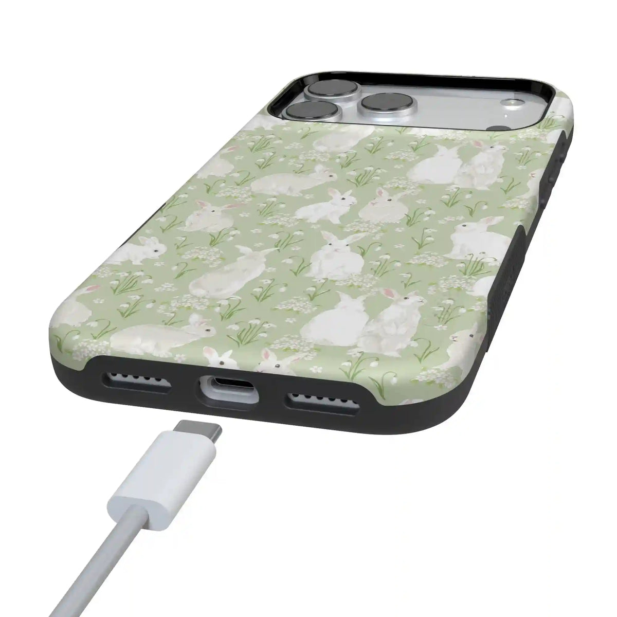 Hop to it | Green Bunny Case