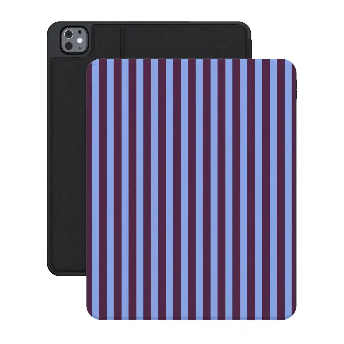 Perfect Stripes | Purple & Blue Stripes iPad Case