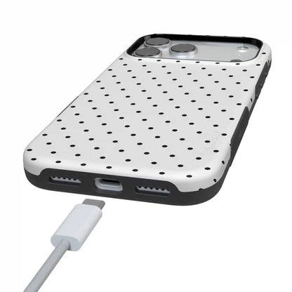 On the Dot | Black Polka Dot Case