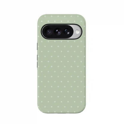 On the Dot | Green Polka Dot Case