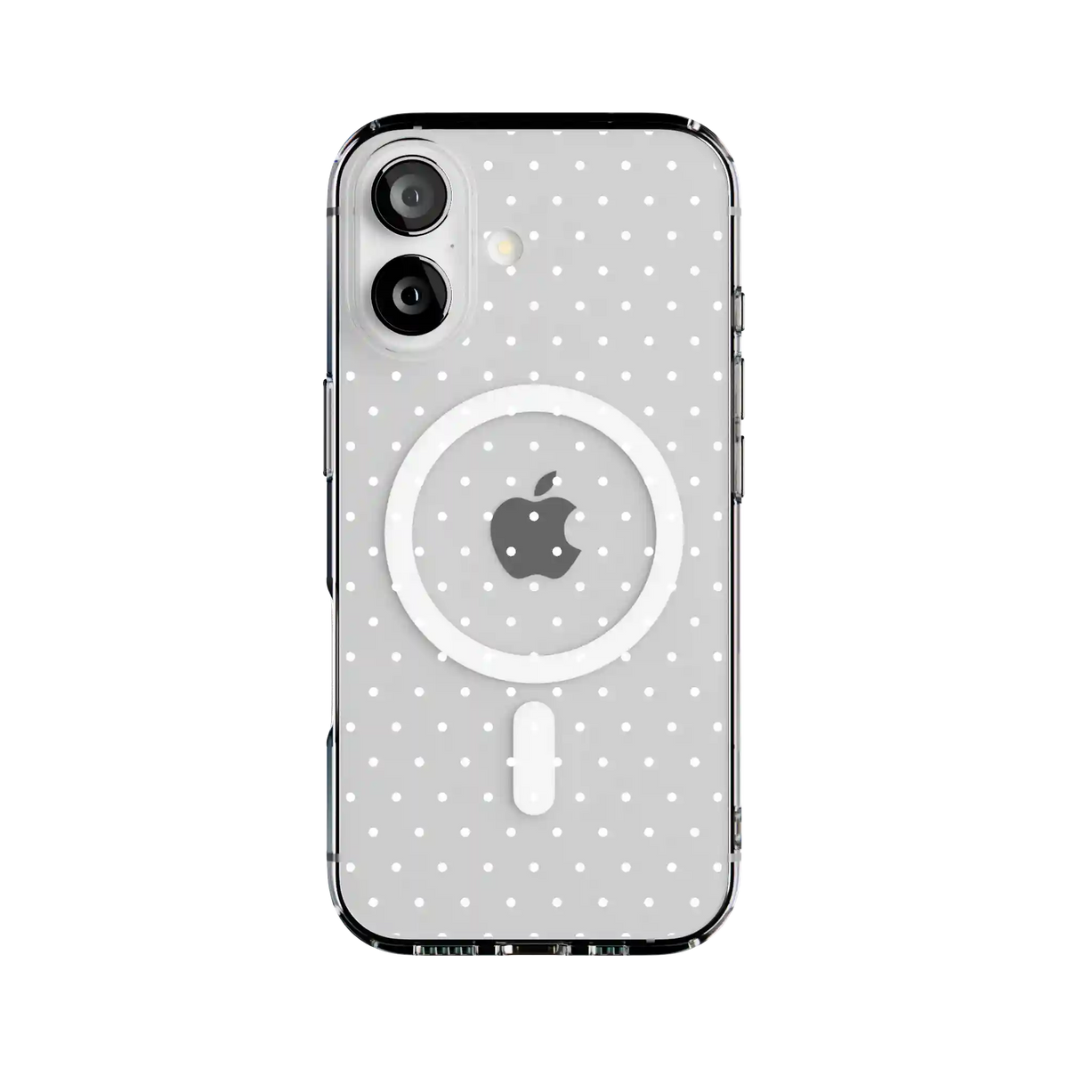 On the Dot | White Polka Dot Case
