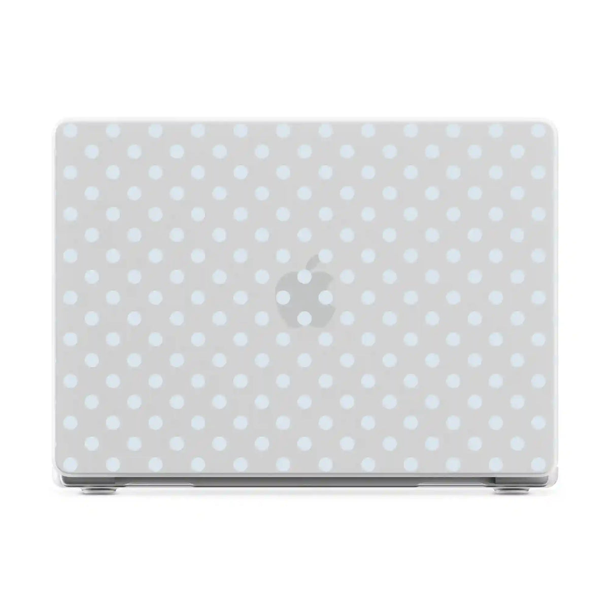 Spotted in SoHo | Light Blue Clear Polka Dot Laptop Shell