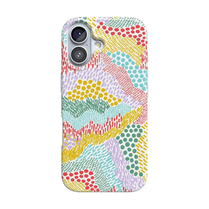 Color Me Happy | Pattern Colorblock Case