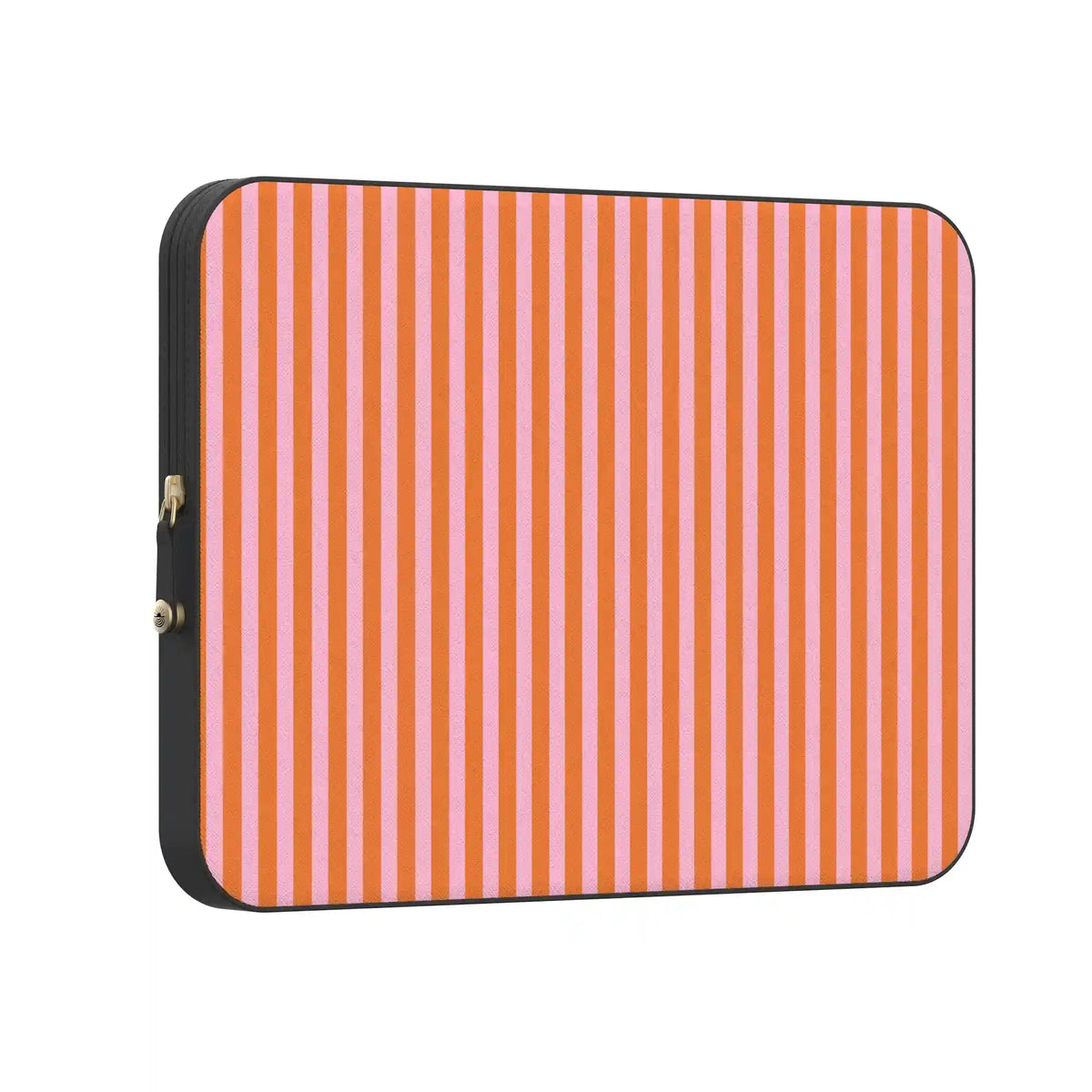 Perfect Stripes | Orange & Pink Stripes Laptop Case