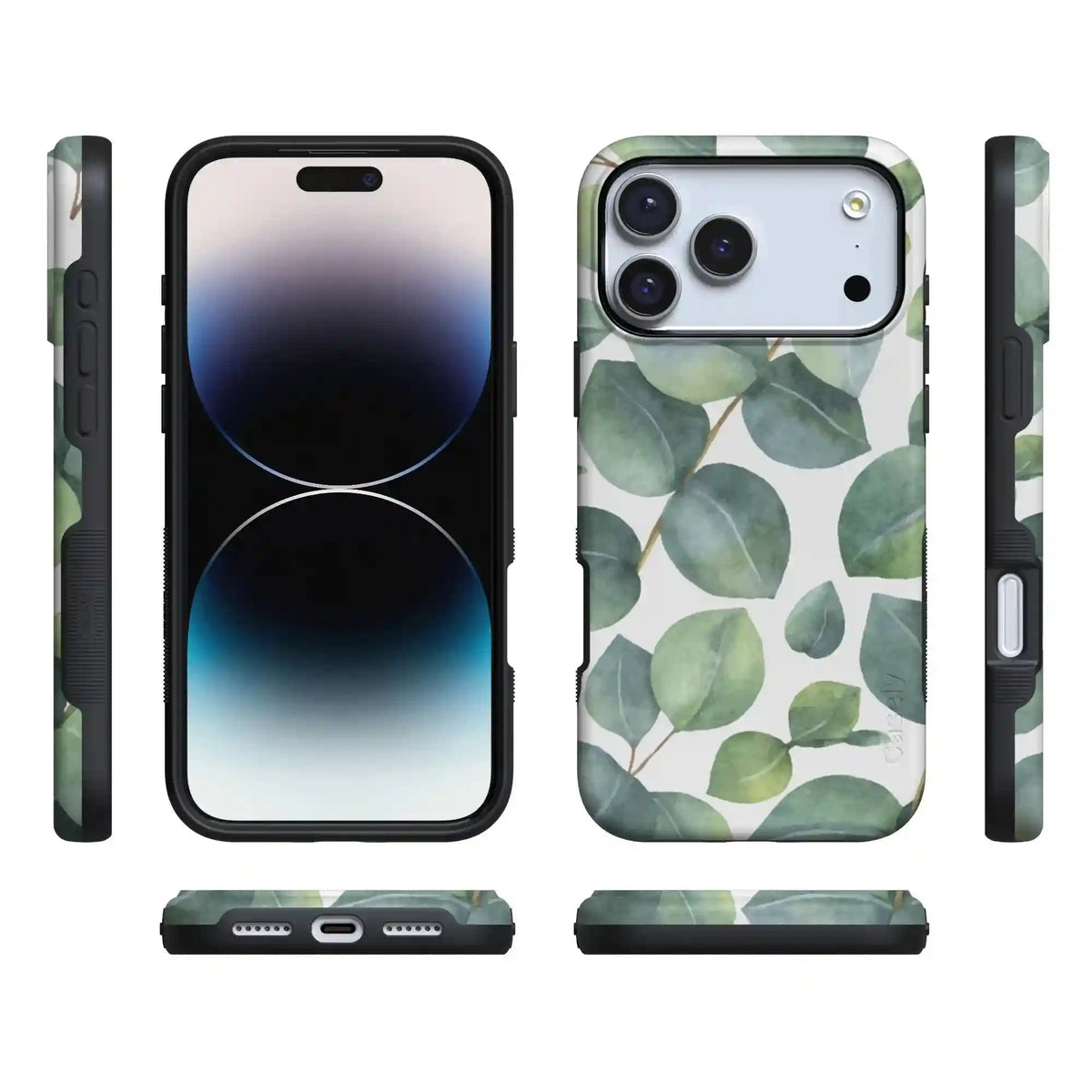 Leaf Me Alone | Green Floral Print Case