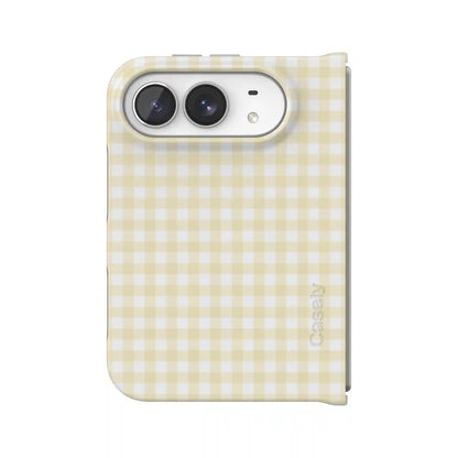 Pastel Picnic | Yellow Gingham Case