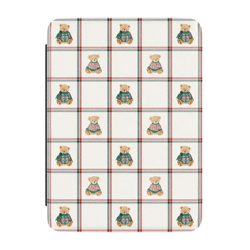 Bear Hugs | Teddy Squares Kindle Case