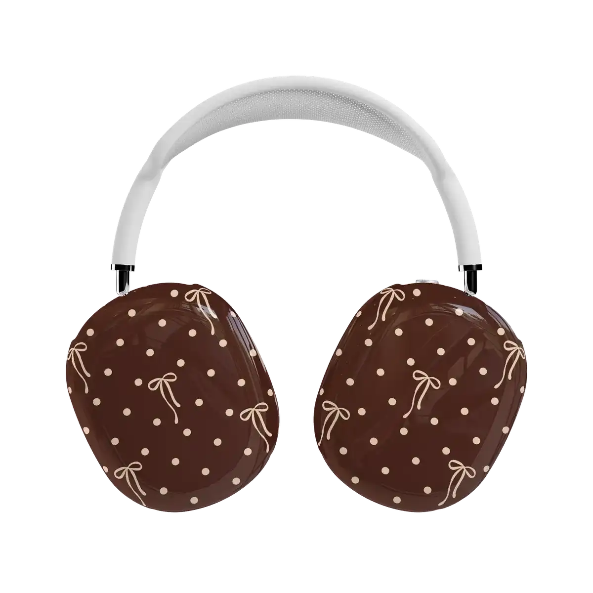 Teddy Bows | Brown Polka Dot AirPods Max Case