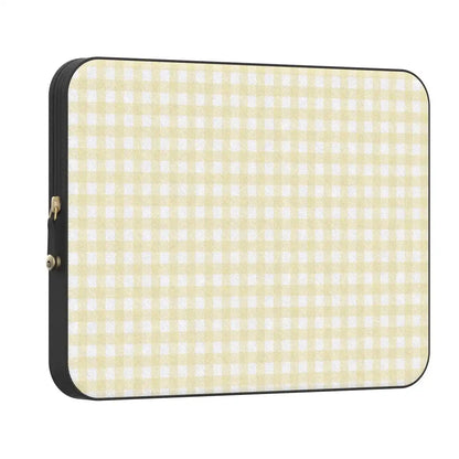 Pastel Picnic | Yellow Gingham Laptop Case