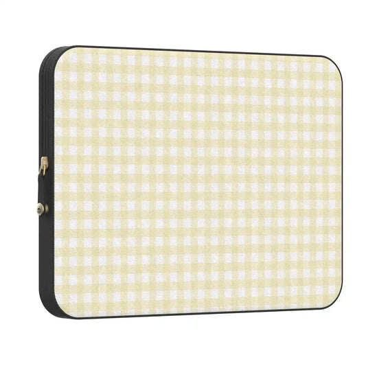 Pastel Picnic | Yellow Gingham Laptop Case