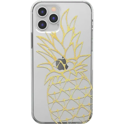 You're a Fine-Apple | Gold Pineapple Clear Case