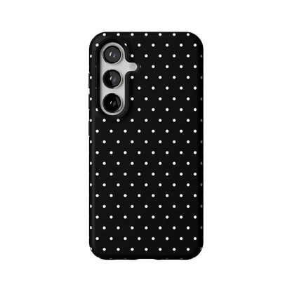 On the Dot | White Polka Dot Case