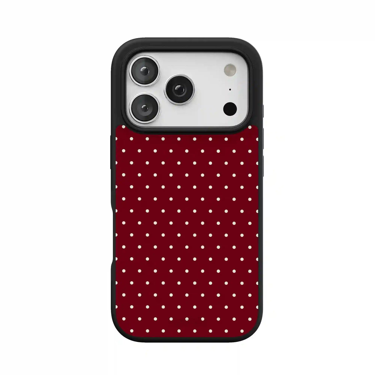 On the Dot | Maroon Polka Dot Case