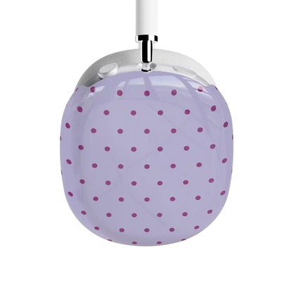 On the Dot | Purple & Plum Polka Dot AirPods Max Case
