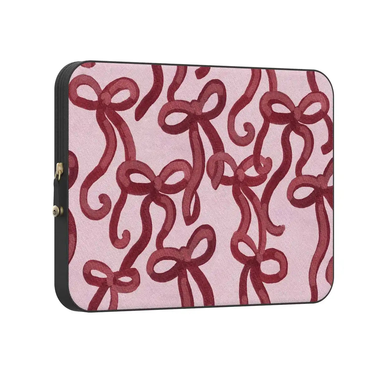 Love Me Knot | Mauve Bow Laptop Case