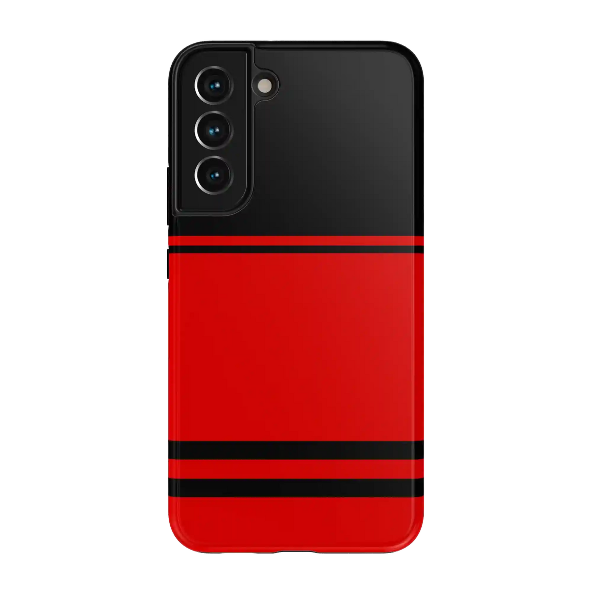 Storm Warning | Black & Red Stripes Case