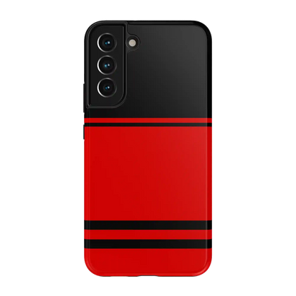 Storm Warning | Black & Red Stripes Case