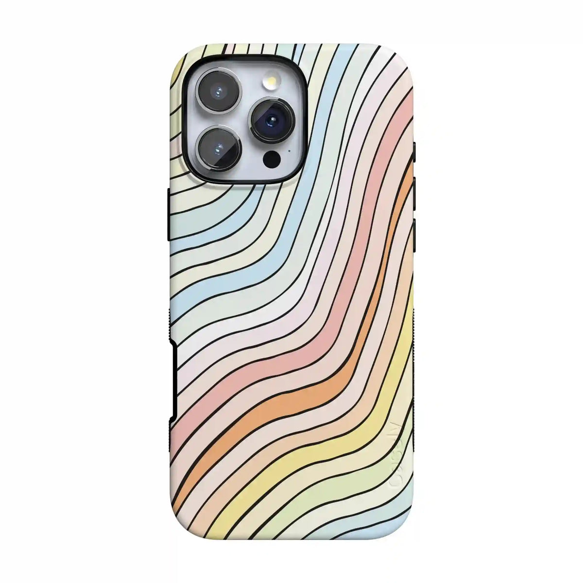 Ride The Wave | Pastel Rainbow Lined Case