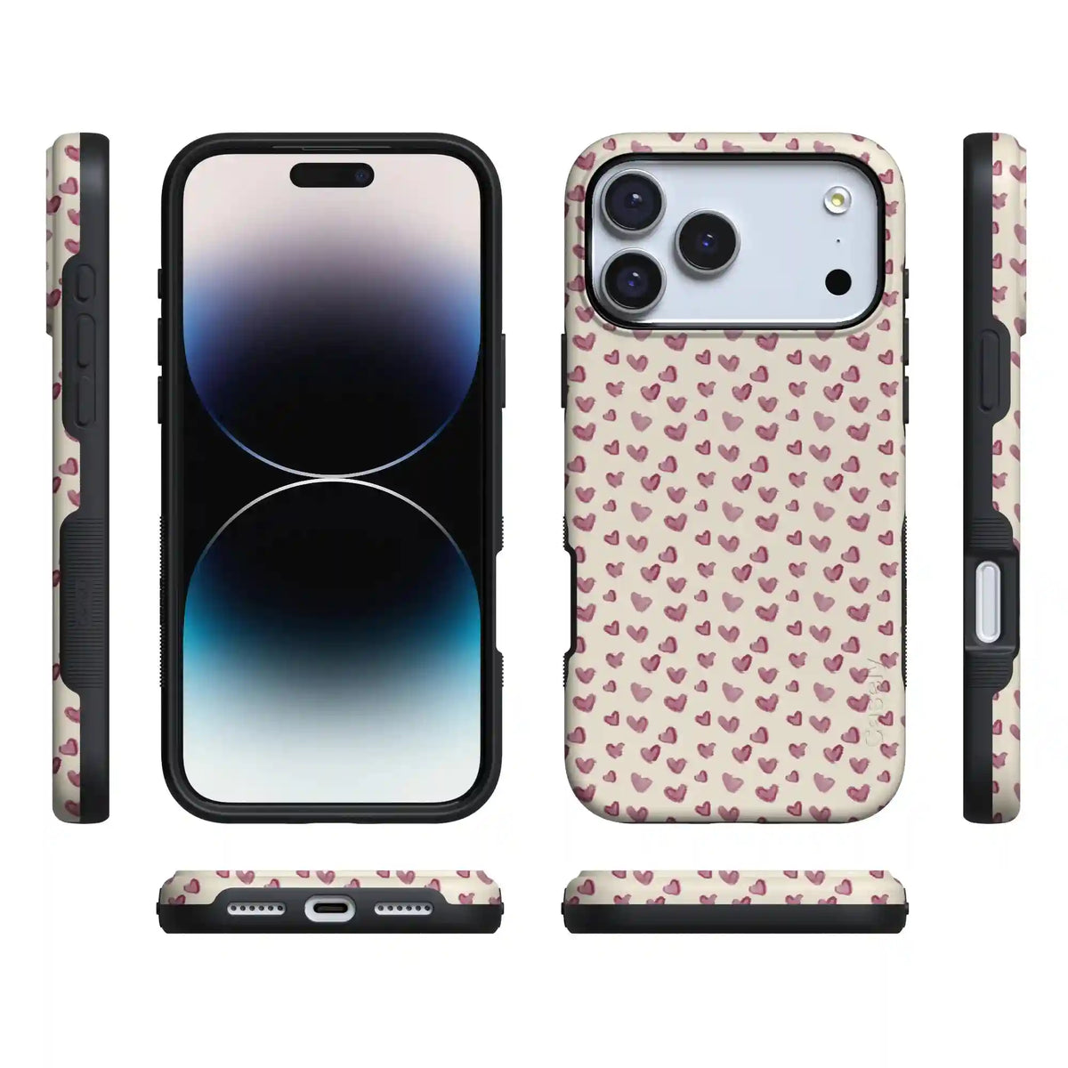 Lovebug | Mauve Hearts Case