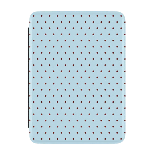 On the Dot | Blue Polka Dot Kindle Case