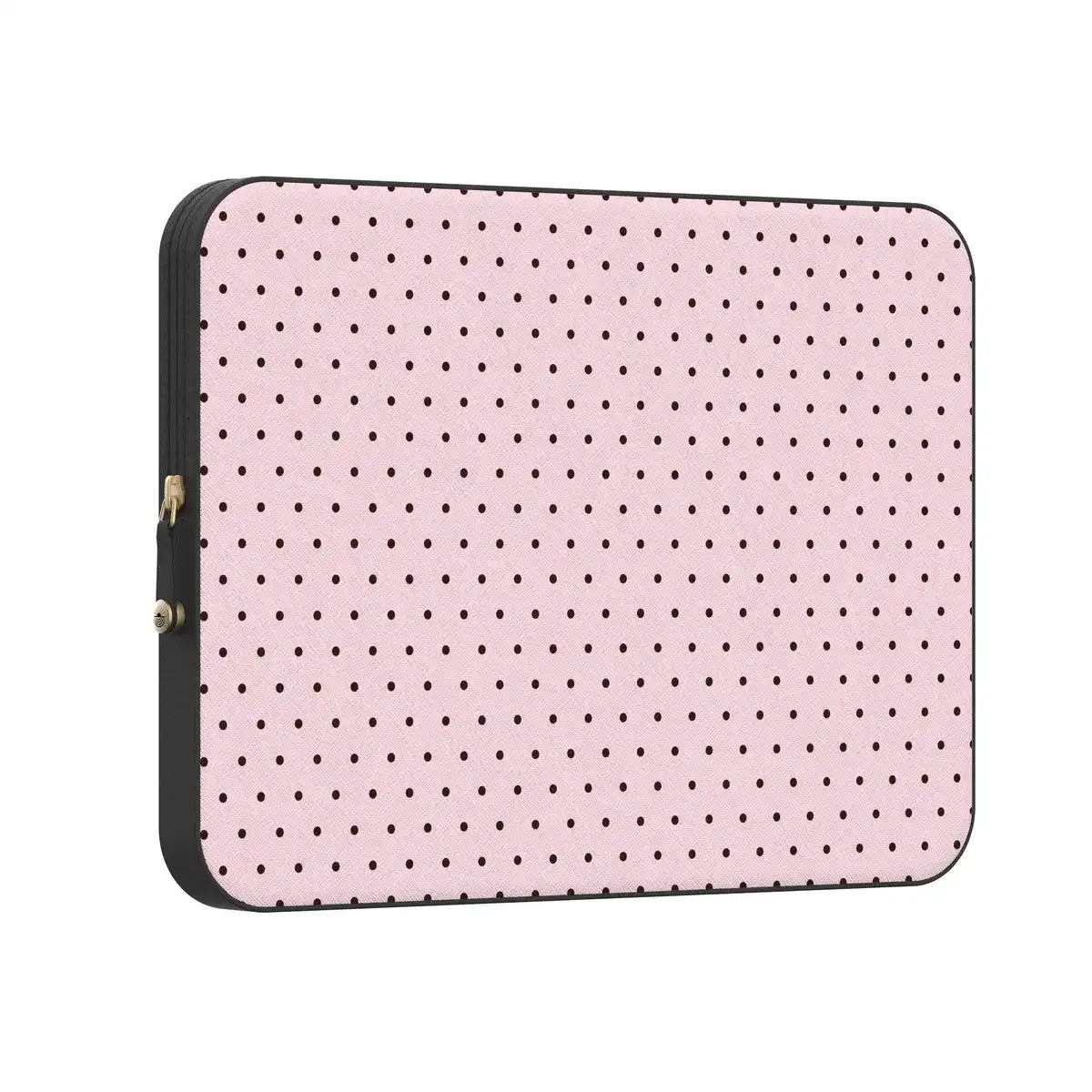 On the Dot | Pink Polka Dot Laptop Case