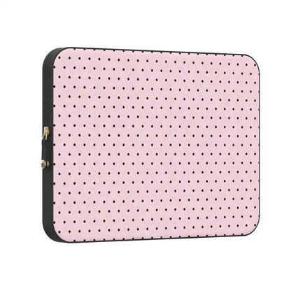 On the Dot | Pink Polka Dot Laptop Case