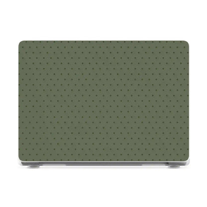 On the Dot | Olive Green Polka Dot Laptop Shell