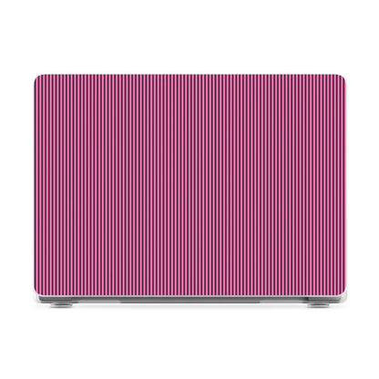 Stripes and the City | Pink & Purple Pinstripe Laptop Shell