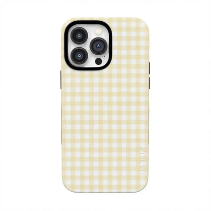 Pastel Picnic | Yellow Gingham Case