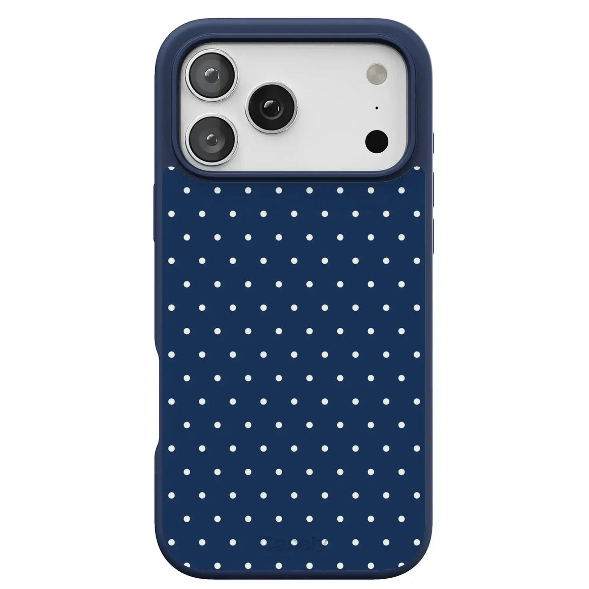 On the Dot | Navy Polka Dot Case