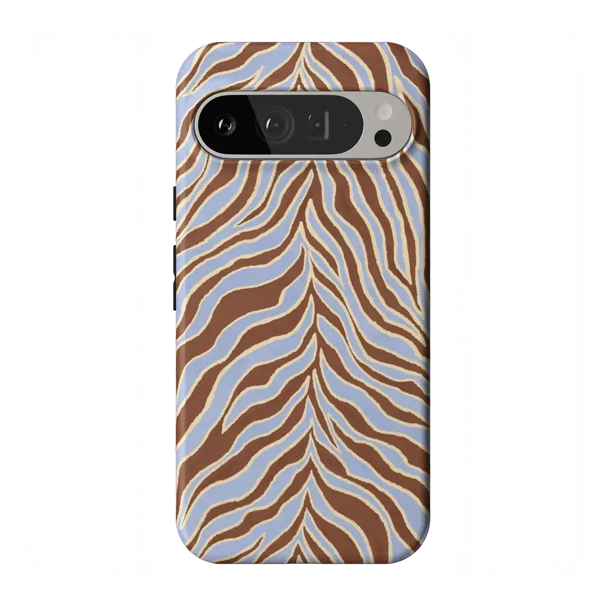 Untamed | Brown & Blue Zebra Case